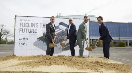 Breaking the ground: The start of our pioneer project in Frankfurt, Germany.  