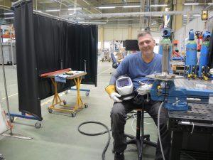 Welder at INERATEC: Christian Mutschler.