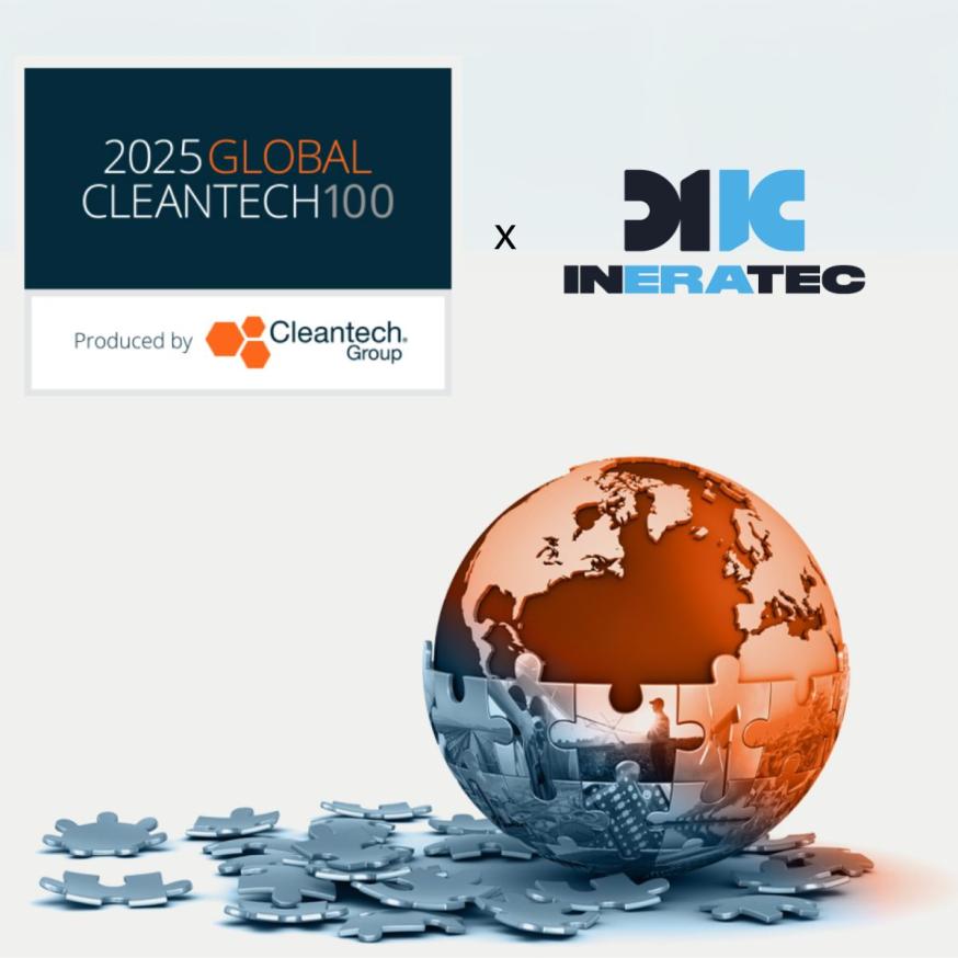 INERATEC recognized on the 2025 Global Cleantech 100 List