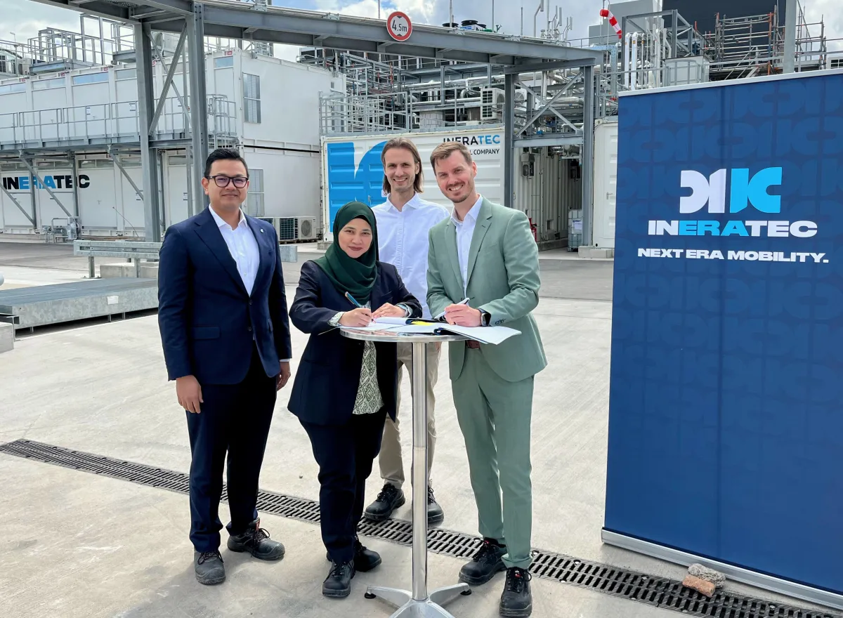 INERATEC und PETRONAS unterzeichnen Vereinbarung zur Stärkung des Marktes für e-Fuels