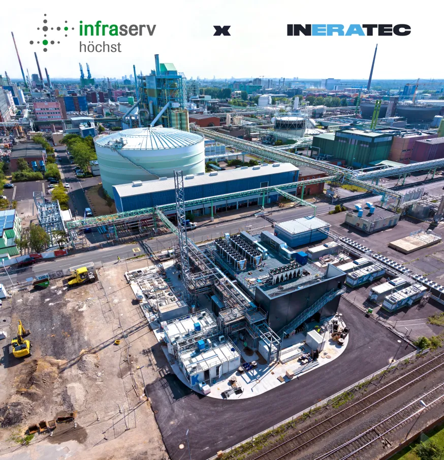 INERATECs e-Fuel pioneer plant at the industrial park Frankfurt Höchst